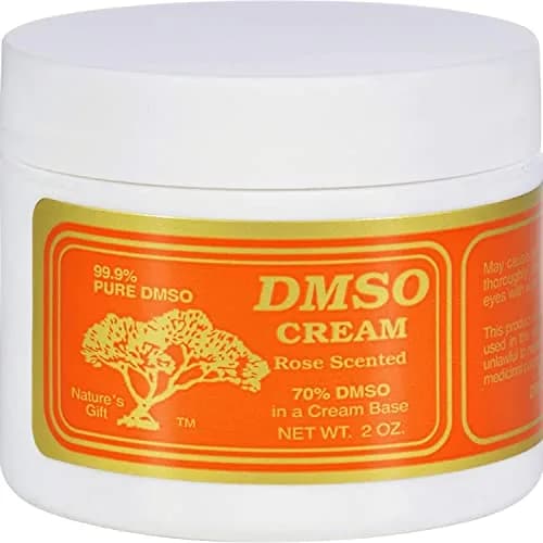 DMSO Rose Scented Cream 2 oz (59 ml) | Skin Moisturizer thumbnail 1