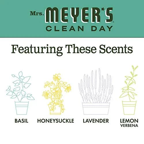 Mrs. Meyer's Clean Day Basil Hand Soap 370ml (12.5 Fl Oz) | Gentle & Moisturizing thumbnail 8