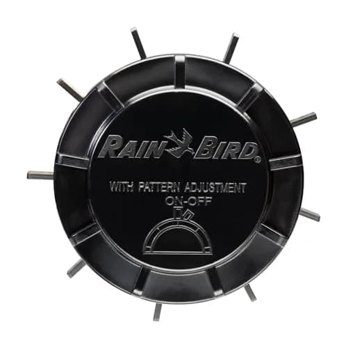 Rain Bird 9-Port Drip Manifold 1/2" NPT x 1/4" Drip, 25 PSI Adjustable Flow, Black | Connects up to nine 1/4" Drip irrigation tubes to a 1/2" riser thumbnail 4