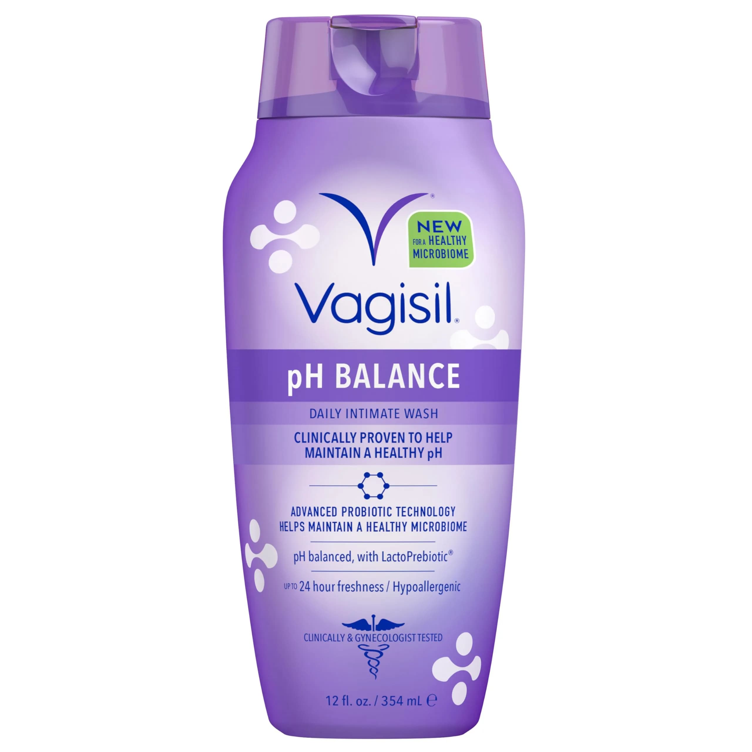Vagisil pH Balance Feminine Wash LactoPrebiotic 360ml (12 Fl Oz) | Gynecologist Tested — 12 Fl Oz / pH Balance