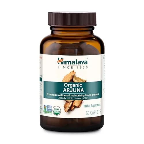 Himalaya USDA Organic Arjuna Capsules, 700 mg (60 Caplets) thumbnail 1
