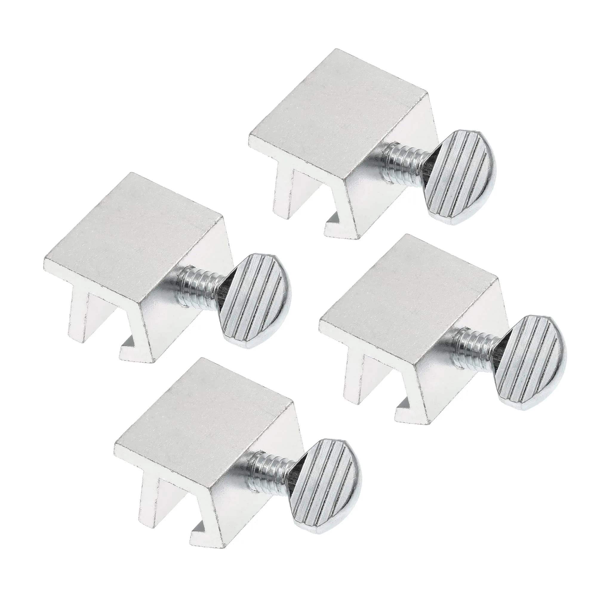 Prime-Line Sliding Window Security Lock for 1/8 in. Rail, Aluminum (4 Pack) | Secure & Ventilate Windows - main product image