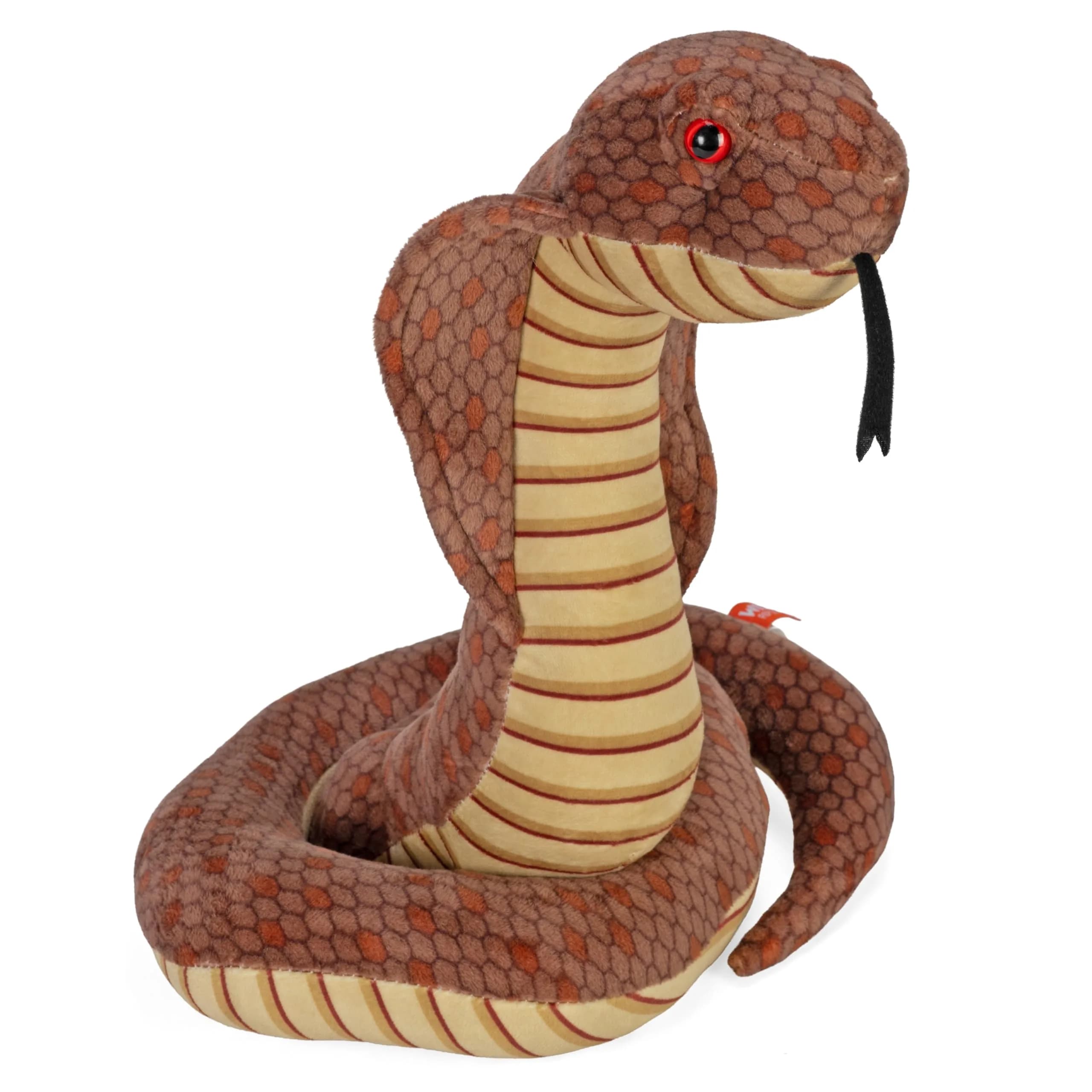 WILD REPUBLIC Cobra Plush 12 Inches | Lifelike Reptile Toy for Kids & Teens - main product image