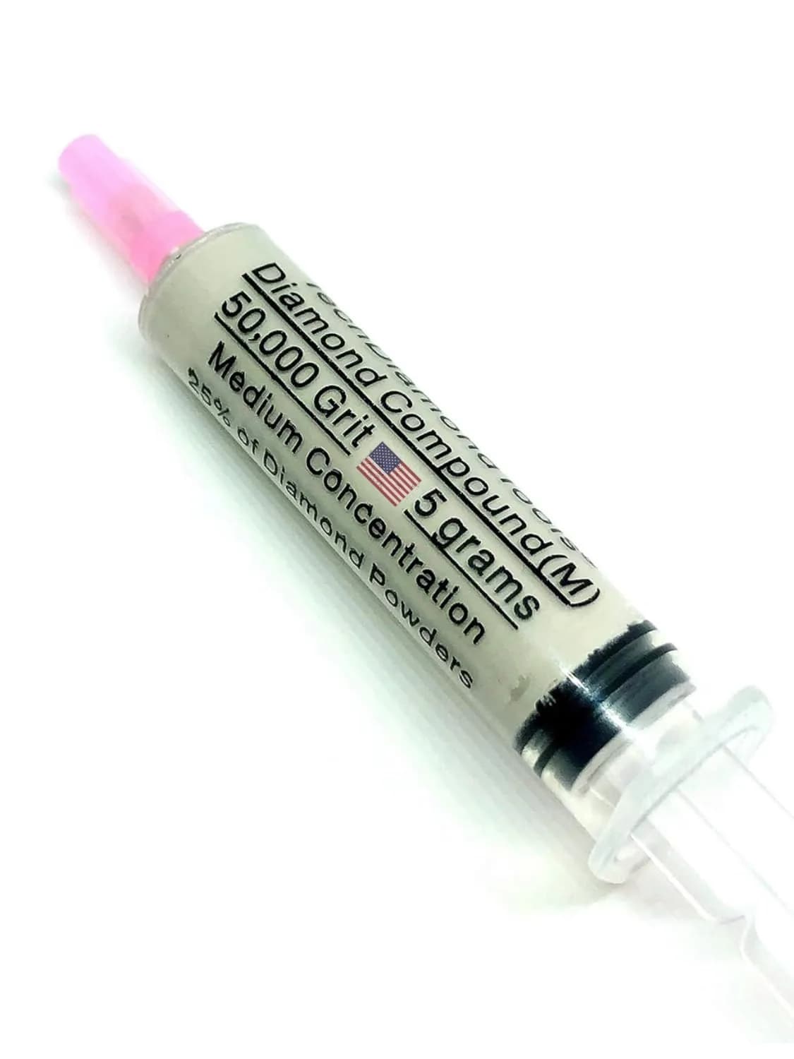 TechDiamondTools Diamond Polishing Compound 5g (0.176 oz) | 14,000 Grit (0-1 Micron) for Mirror Finish — 50,000 grit/0-0.5 microns