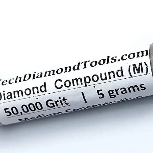 TechDiamondTools Diamond Polishing Compound 5g Syringe | 50,000 Grit (0-0.5 Micron) for Mirror Finish on Metal, Glass, Gemstones thumbnail 8