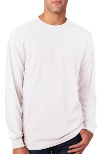 JERZEES Dri-Power Performance Long Sleeve T-Shirt White XL | Moisture Wicking & Odor Control thumbnail 1