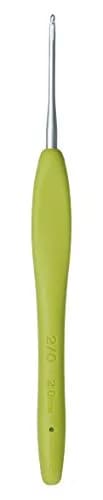 Clover Amour Crochet Hook 2.0mm Metal Green | Bright, Easy Grip for Smooth Crocheting thumbnail 3