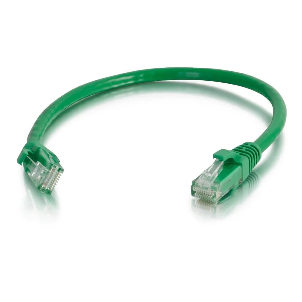 C2G Cat6 Ethernet Cable, Snagless UTP Patch Cable, Black 3.05m (10 Foot) | High Speed Networking — Green