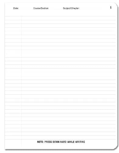 BookFactory Note Taking Notebook 8.5" x 11" (21.6cm x 27.9cm) 100 Sheets | Carbonless Duplicate Pages thumbnail 5