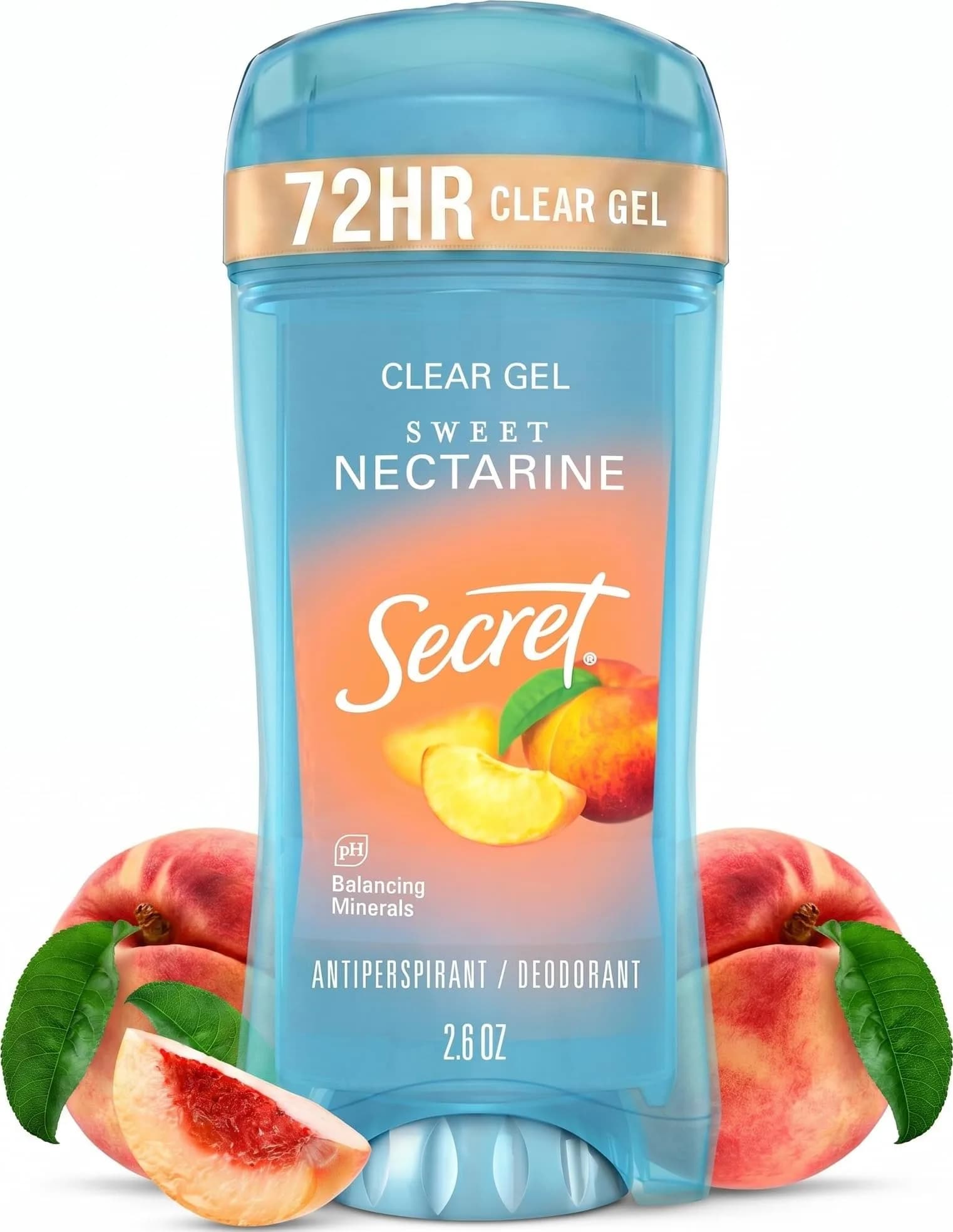 Secret Fresh Antiperspirant Deodorant for Women, 72hr Breathable Sweat & Odor Protection, Instant Freshness & Gentle, PH Balancing Minerals, Clear Gel, Relaxing Lavender Scent, 2.6 oz | 72-hour breathable sweat control — 2.6 Ounce