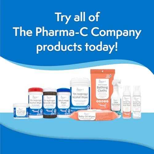 The Pharma-C Company 70% Isopropyl Alcohol Wipes 40 Count | First Aid Antiseptic for Minor Cuts & Scrapes thumbnail 2