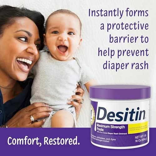 Desitin Maximum Strength Diaper Rash Paste 453g (16 oz) | Zinc Oxide Skin Protectant thumbnail 5