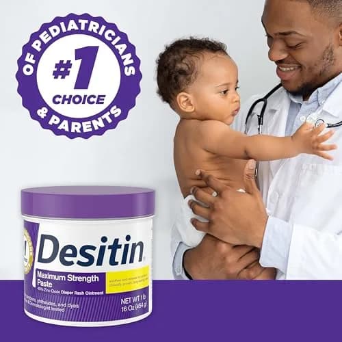 Desitin Maximum Strength Diaper Rash Paste 453g (16 oz) | Zinc Oxide Skin Protectant thumbnail 6