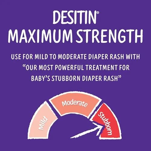 Desitin Maximum Strength Diaper Rash Paste 453g (16 oz) | Zinc Oxide Skin Protectant thumbnail 4