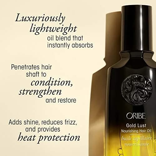 Oribe Gold Lust Hair Oil 100ml (3.4 Fl Oz) | Moisturizes, Smooths Frizz & Adds Shine thumbnail 2