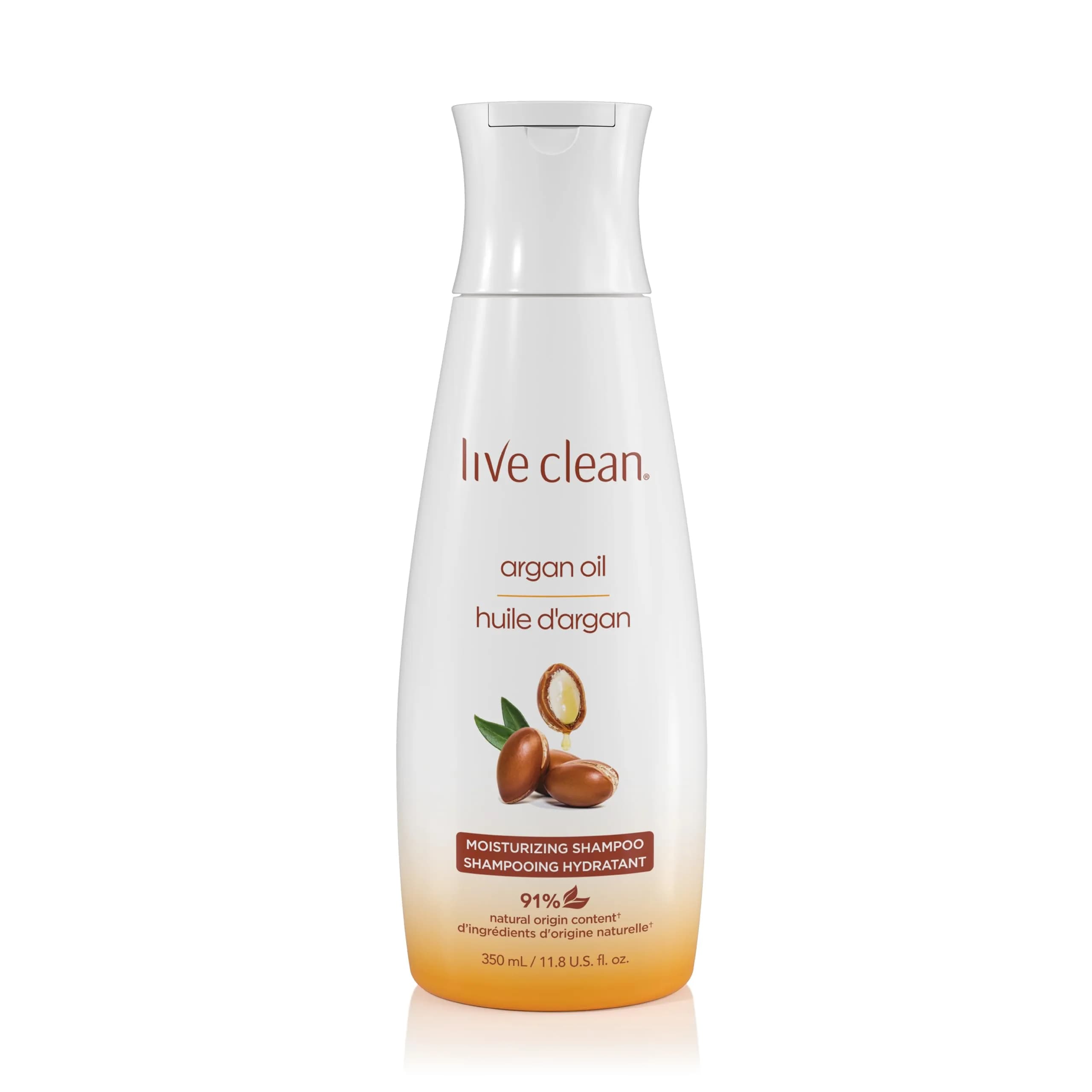 Live Clean Restorative Argan Oil Shampoo 355ml | Nourishes & Restores Shine - main product image