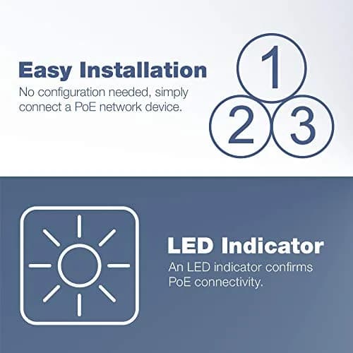 TRENDnet Gigabit Power Over Ethernet Plus Injector TPE-115GI | 1 Gbps PoE+ Power & Data up to 100m thumbnail 5