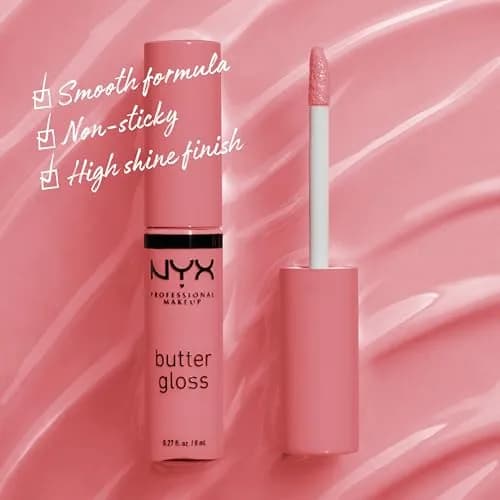 NYX PROFESSIONAL MAKEUP Butter Gloss 07 Tiramisu (Brown) - Vegan, Non-Sticky Shine Lip Gloss thumbnail 2
