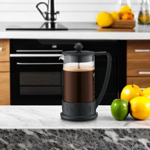 Bodum Brazil French Press Coffee Maker 350ml (12 oz) | Iconic Glass & Stainless Steel Brewer thumbnail 5