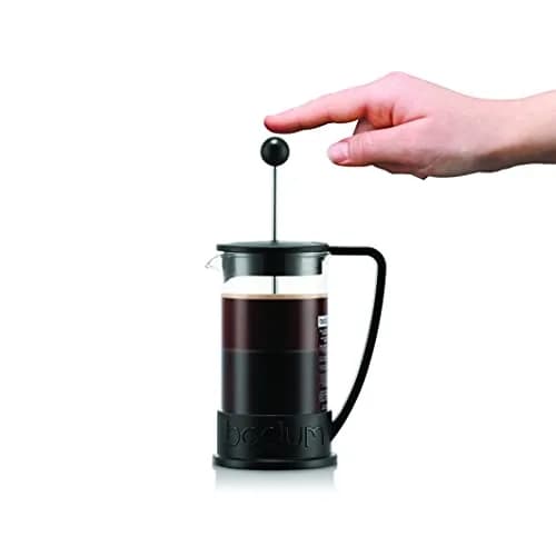 Bodum Brazil French Press Coffee Maker 350ml (12 oz) | Iconic Glass & Stainless Steel Brewer thumbnail 2