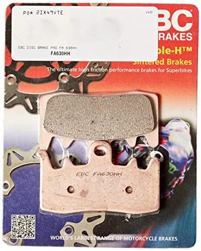 EBC Brakes FA630HH Double-H Series Sintered Disc Brake Pad, Black | High Friction, USA Made thumbnail 1