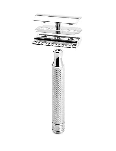 MÜHLE TRADITIONAL R89 Rose Gold Closed Comb Double Edge Safety Razor for Men | Metal Handle, 116g thumbnail 3