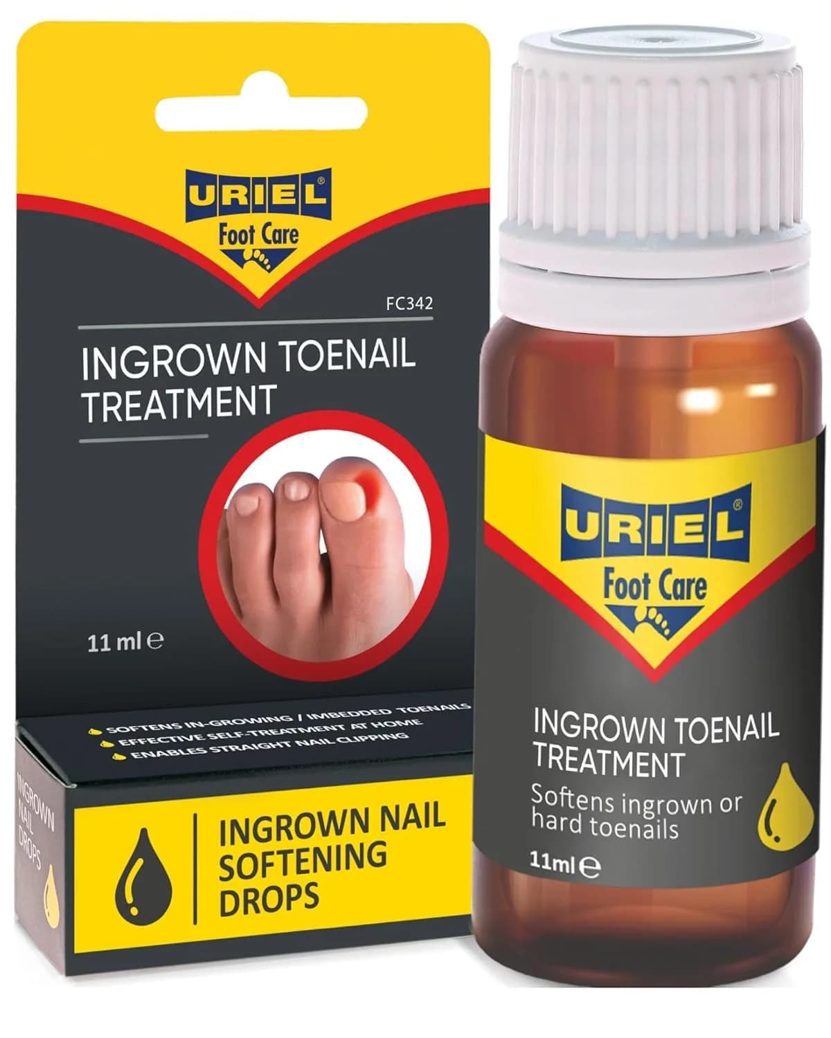 URIEL Ingrown Toenail Treatment 11 ml | Supports Nail Health & Comfort for Home Use