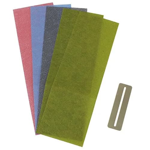 Rosette Guitar Fret Polishing Kit- The Ultimate Fret Cleaning System with 4 Grades of Quality Polishing Cloths | Safe, Easy & Effective thumbnail 1