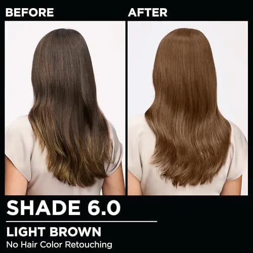 Garnier Olia Hair Color 6.0 Light Brown | Oil-Powered, Ammonia-Free, 100% Gray Coverage thumbnail 6
