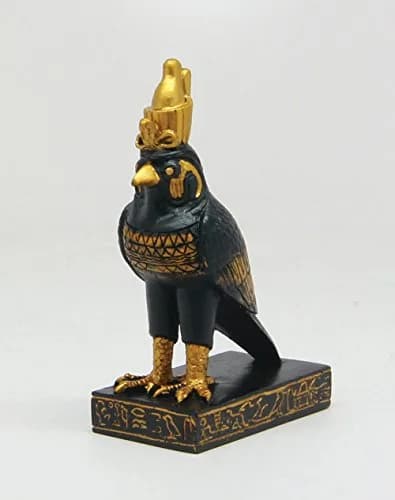 Pacific Giftware Horus Egyptian Guardian Statue 8.25 cm (3.25 Inches) | Hand-Painted Resin Figurine thumbnail 1