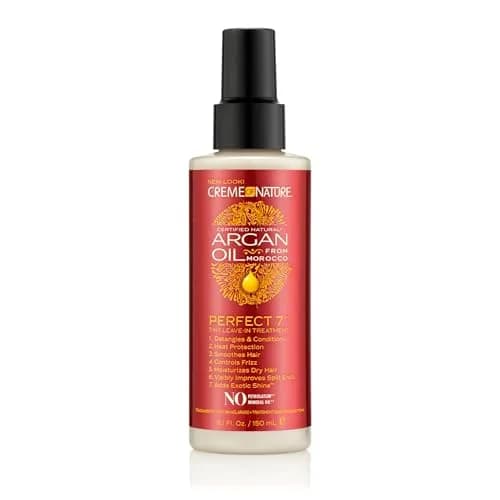 Creme of Nature Argan Oil from Morocco Perfect 7 7-in-1 Leave-in, 5.1 fl oz | Nourishing, Frizz Control & Heat Protection thumbnail 1