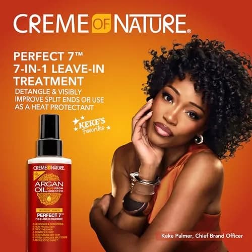 Creme of Nature Argan Oil from Morocco Perfect 7 7-in-1 Leave-in, 5.1 fl oz | Nourishing, Frizz Control & Heat Protection thumbnail 2