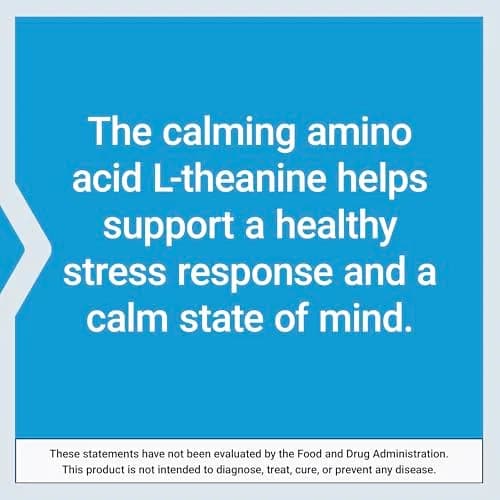 Life Extension L-Theanine 200 mg | Supports Relaxation & Mood, Vegetarian, Gluten-Free, Non-GMO, 60 Capsules thumbnail 5