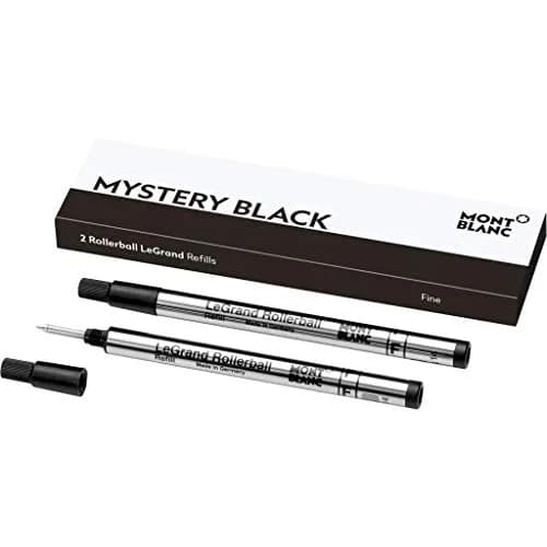 Montblanc Rollerball LeGrand Refills Mystery Black Fine Tip (2 Count) | Smooth Ink Flow for Meisterstück Pens thumbnail 1