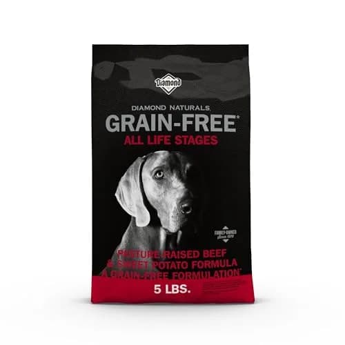 Diamond Naturals Grain Free Real Meat Recipe Premium Dry Dog Food 5Lb | Supports Lean Muscles & Energy thumbnail 1