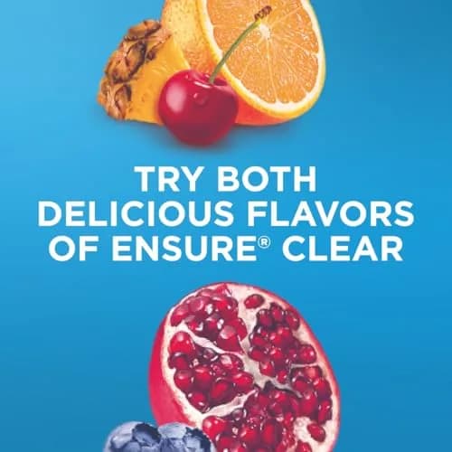 Ensure Clear Mixed Fruit Nutritional Drink 296ml (10 fl oz) | 8g Protein, 15 Vitamins & Minerals | Fat-Free thumbnail 5