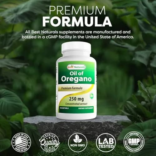 Best Naturals Oregano Oil 250 Mg Softgels 120Count | Supports Immune & Digestive Health thumbnail 5