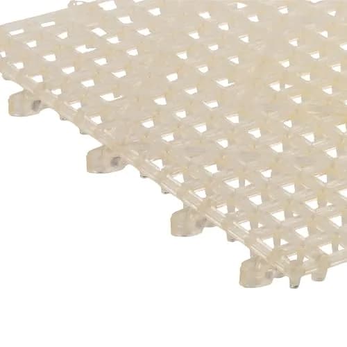 Winco Interlocking Furniture Liner 12" x 12" Clear | Durable, Hygienic & NSF Certified thumbnail 2