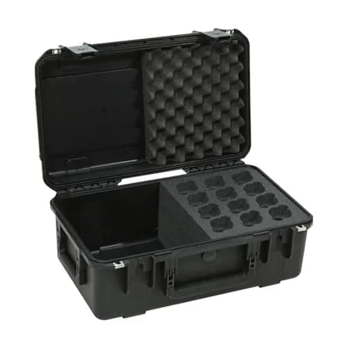 SKB iSeries Injection Molded Microphone Case for 12 Mics with Storage Compartment | Waterproof, Durable, Professional Audio Gear Protection thumbnail 8