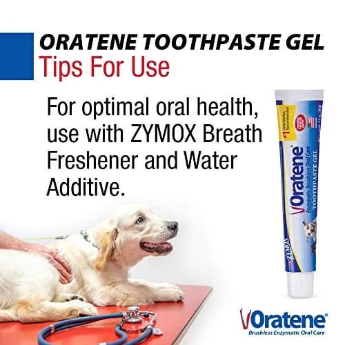 PKB Animal Health Zymox Oratene Brushless Toothpaste Gel for Dogs and Cats, 75ml (2.5oz) | Enzymatic Oral Care for Fresh Breath thumbnail 6