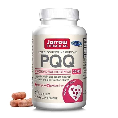 Jarrow PQQ 20 mg, Mitochondrial Biogenesis, 30 Capsules thumbnail 1