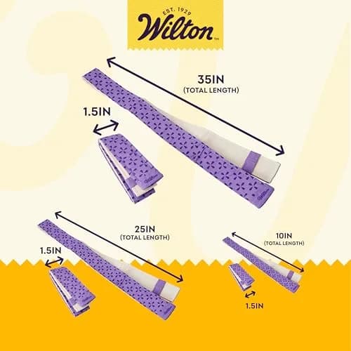 Wilton Bake-Even Cake Pan Strips, 6-Piece Set | Evenly Baked Cakes, 10-12 Cup Capacity thumbnail 2