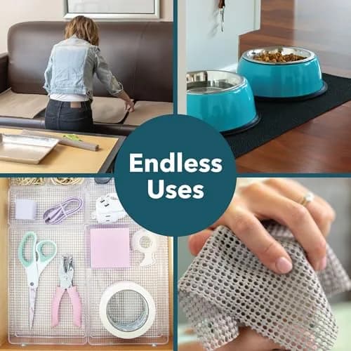 Duck EasyLiner Select Grip Shelf Liner 20 in x 24 ft | Non Slip, Non Adhesive, Surface Protection thumbnail 8