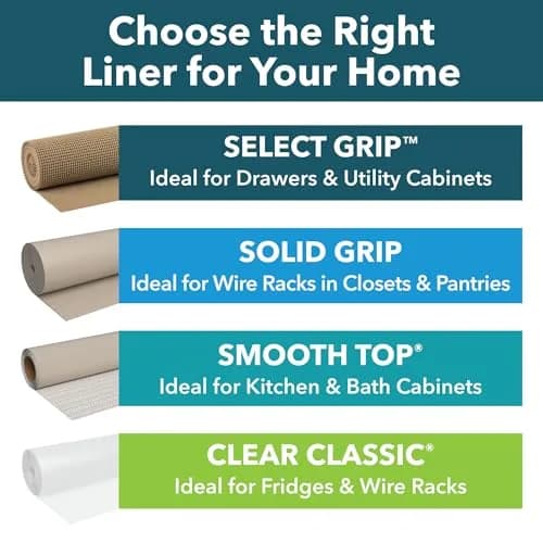 Duck EasyLiner Select Grip Shelf Liner 20 in x 24 ft | Non Slip, Non Adhesive, Surface Protection thumbnail 8