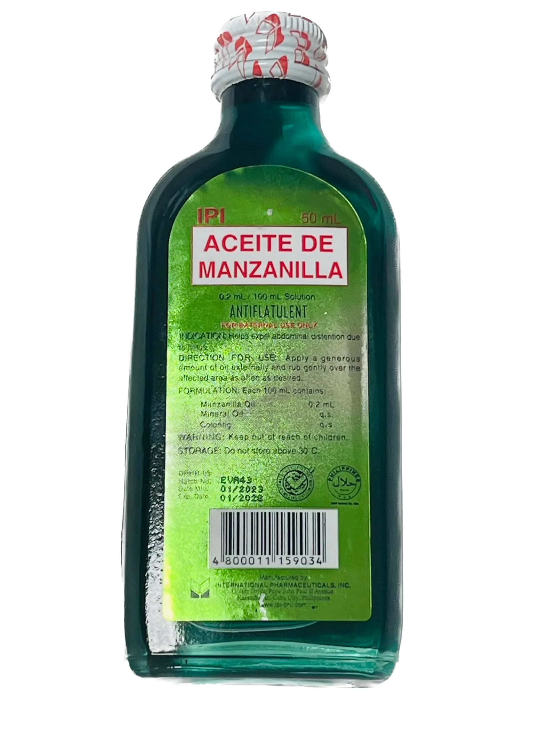 TKYT ACEITE DE MANZANILLA - ANTIFLATULENT Oil 50ml Unscented | Relieves Gas & Bloating