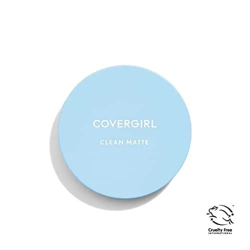 COVERGIRL Clean Matte Pressed Powder, Medium Light 535, 9.92 g (0.35 Oz) | Shine Control for Oily Skin thumbnail 5