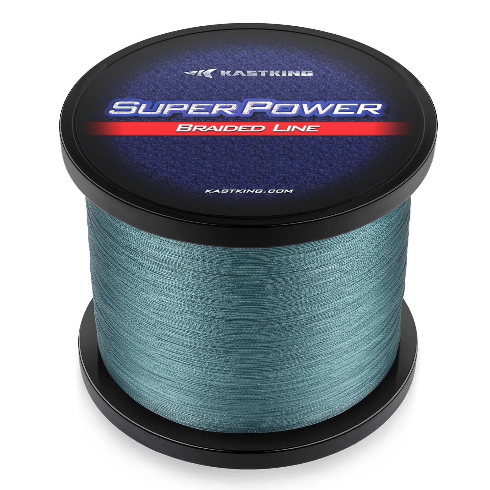 KastKing Superpower Braided Fishing Line, Low-Vis Gray, 12 lb | Zero Stretch, Strong Knot, Long Cast — X4-Low-Vis Gray / 40LB(500 Yds)