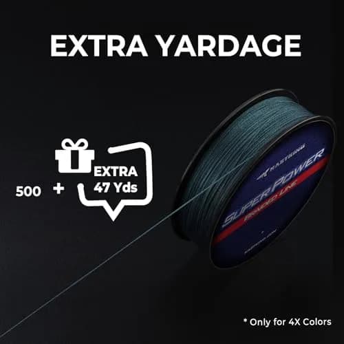 KastKing Superpower Braided Fishing Line 20 LB (547 Yds / 499.87 m) | Zero Stretch, Strong Knot Strength, Small Diameter thumbnail 5