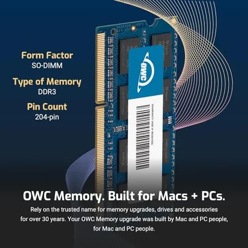 OWC 8GB (2x4GB) DDR3L PC3-12800 1600MHz SO-DIMM RAM | Upgrade for Select 2011-2015 Macs & PCs thumbnail 3