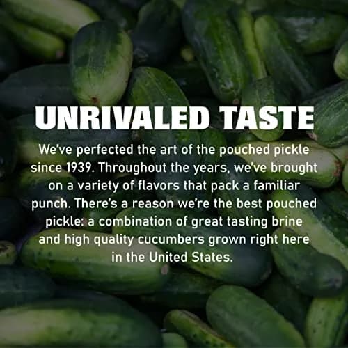 Van Holten's Garlic Joe Pickle-In-A-Pouch, Garlic Dill Snack, 7 oz (198 g) | Bold Garlic Flavor on-the-go thumbnail 4